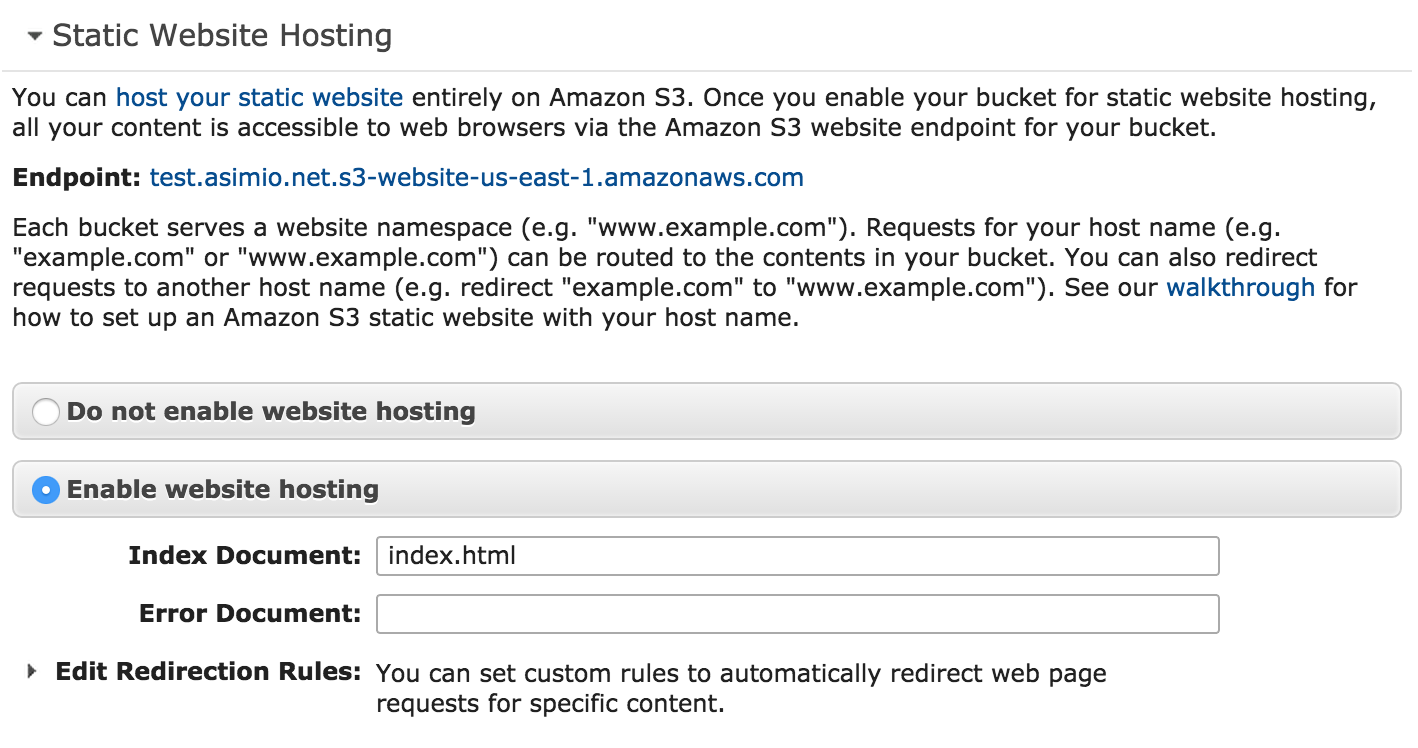 Create AWS S3 Bucket - Static Website Hosting